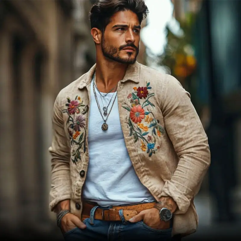 Rugged Work Linen Shirt
