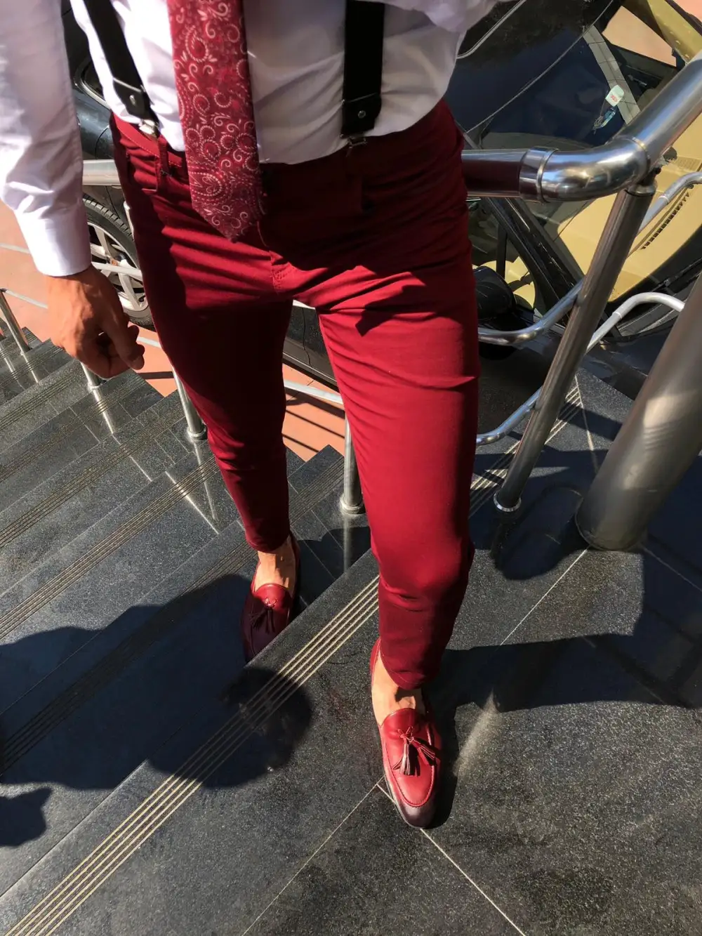 Classic Everyday Slim Fit Refined Tailored Trousers