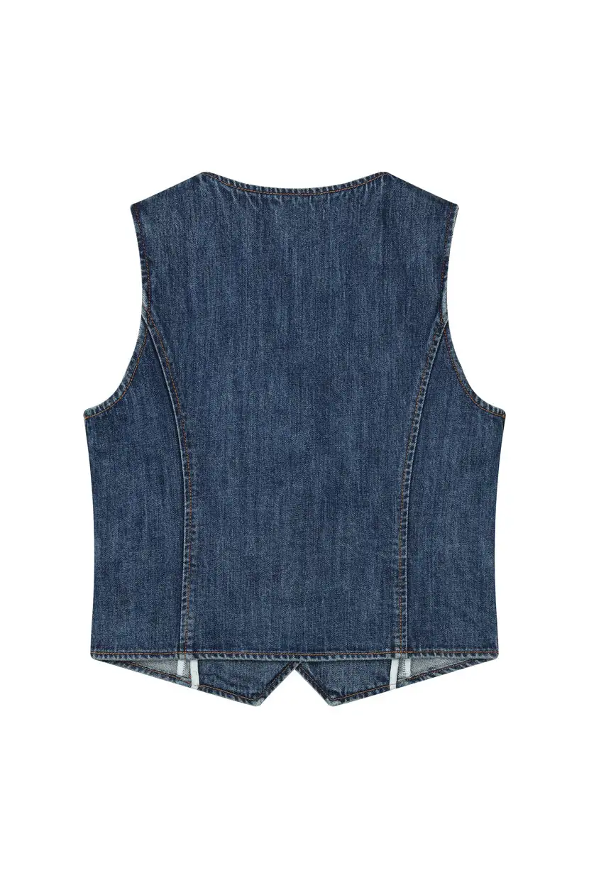 Vest - Denim