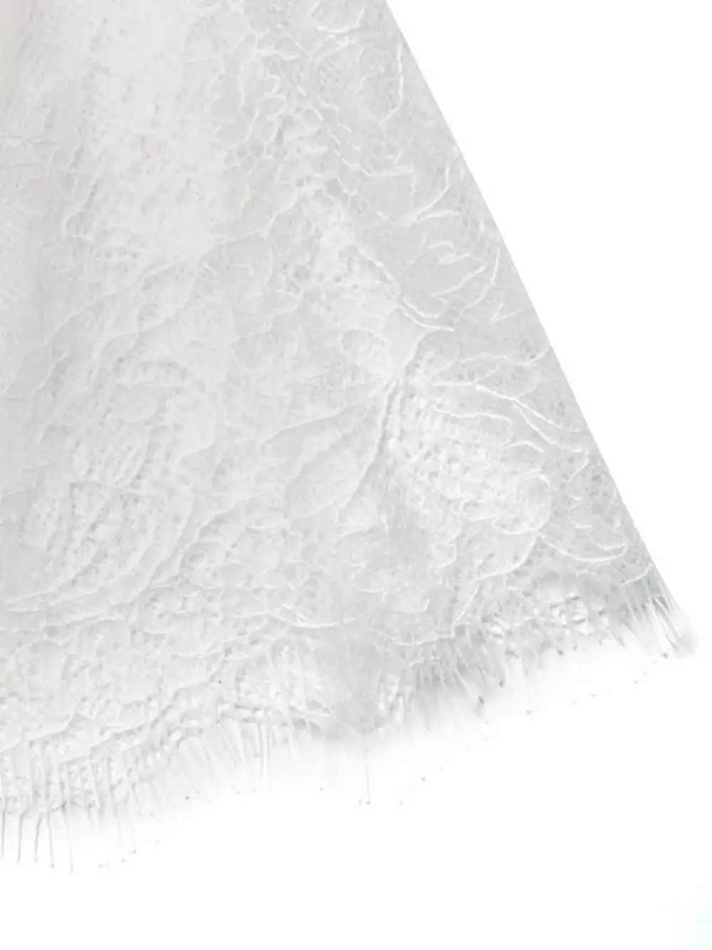 Button Front Lace Skirt