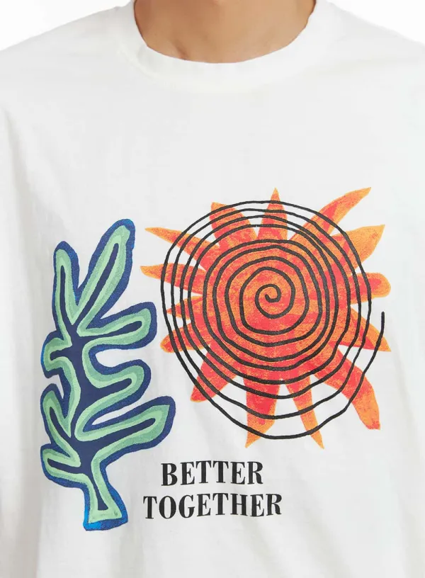 Men's Graphic Cotton T-Shirt