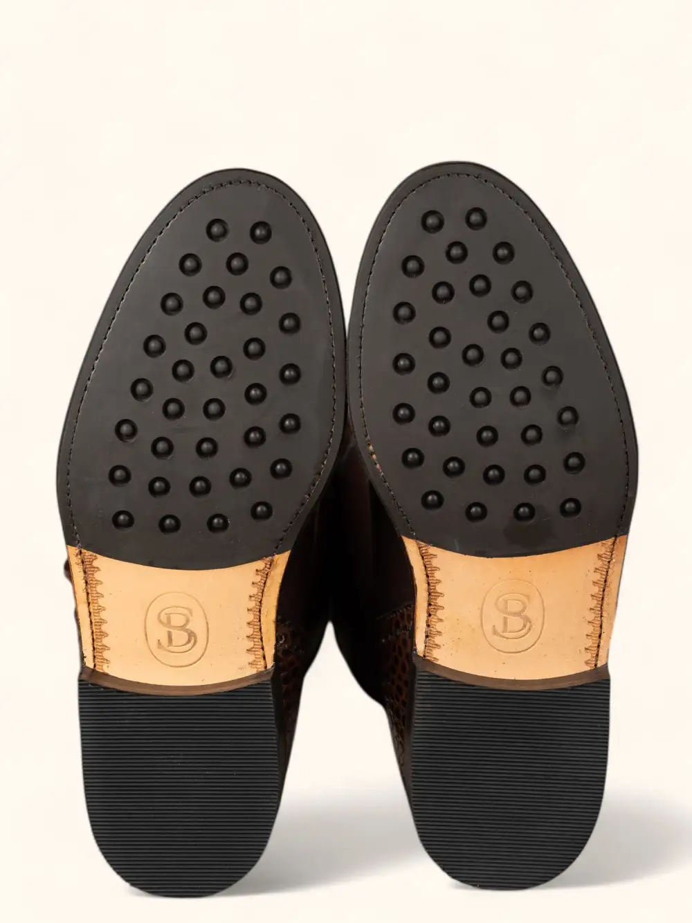 Understated Modern Mock Croc Tall Riding Boots