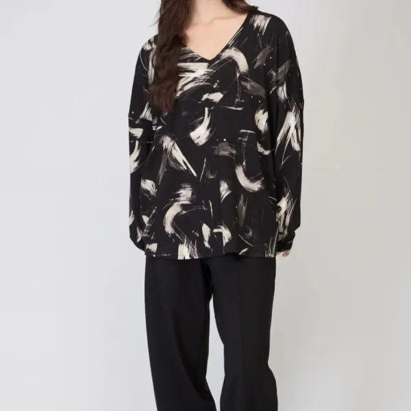 Boxy Jersey Viscose Women's Shirt