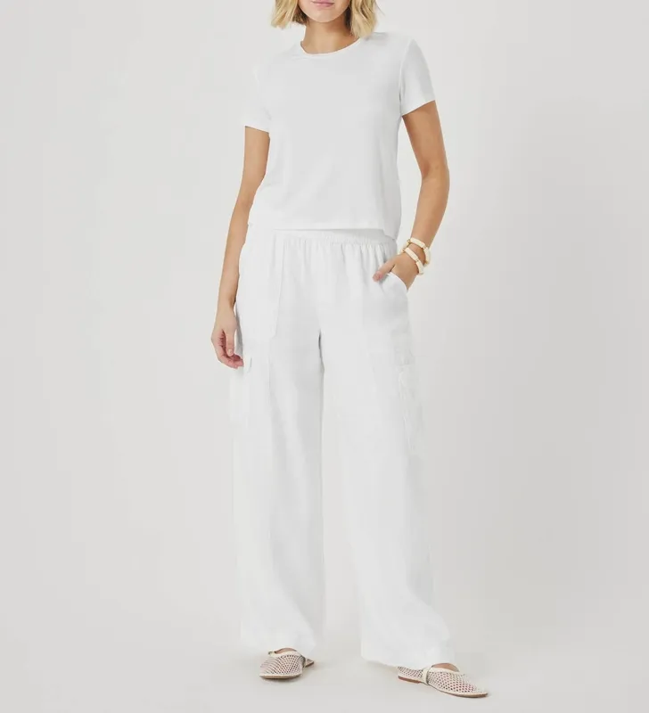 Linen Cargo Pant Pants