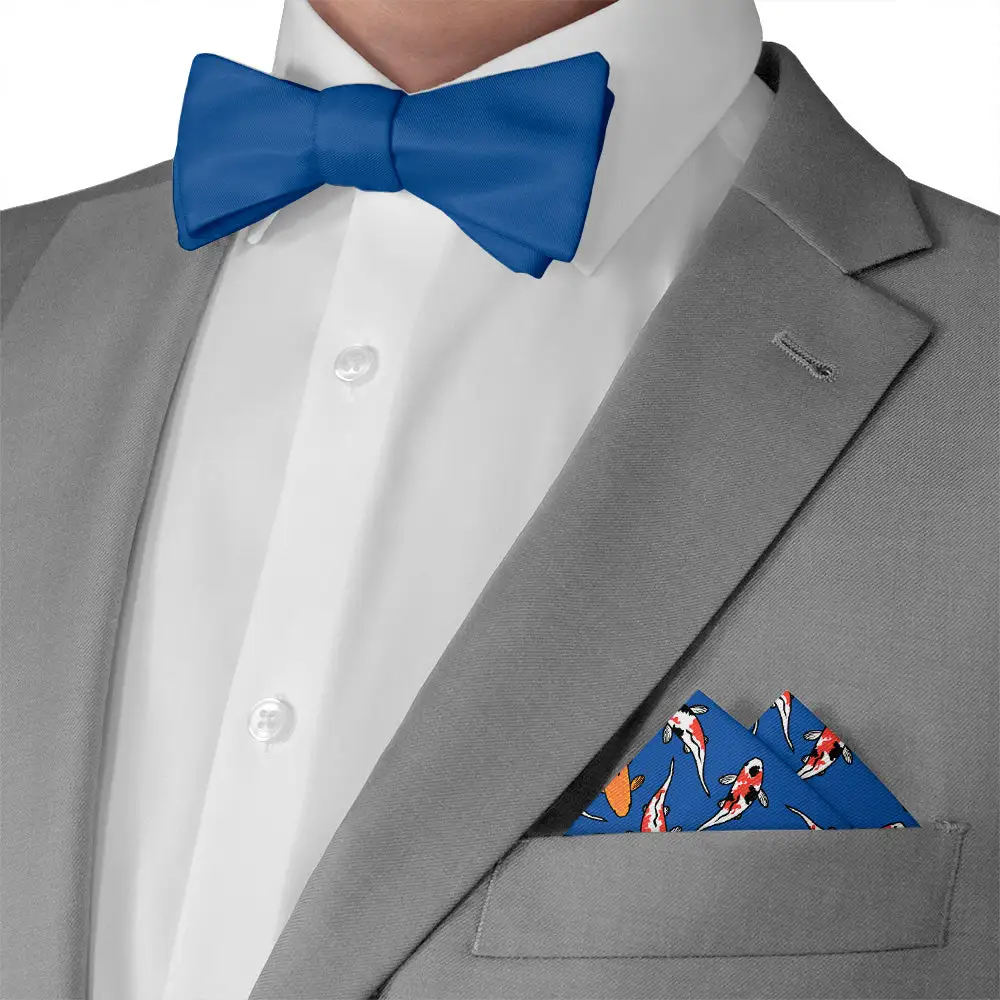 Elegant Decorative Animal Motif Nautical Pocket Square