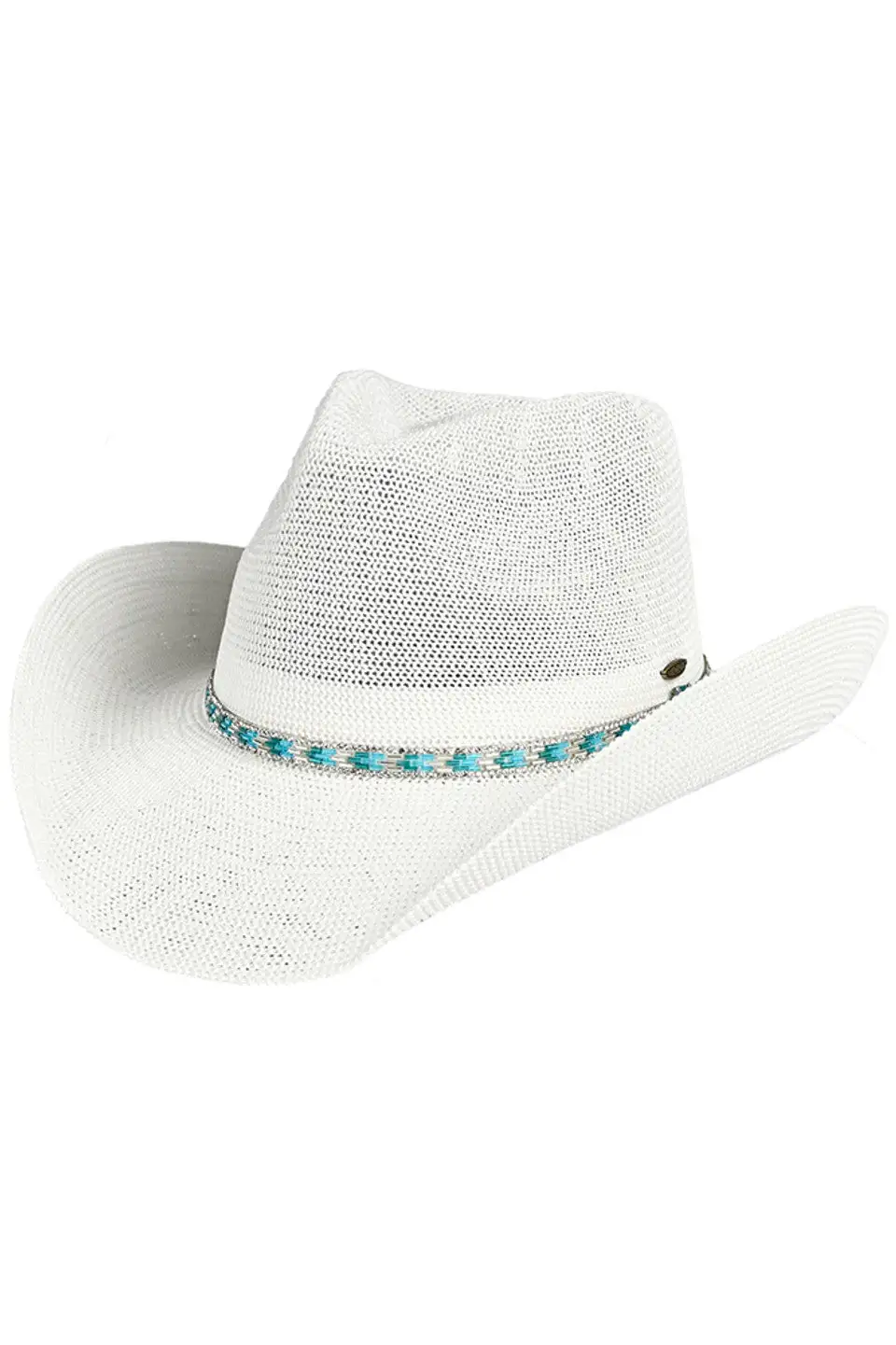 Rhinestone Trim Cowboy Hat