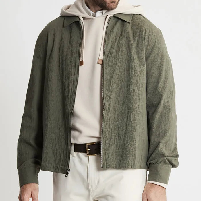 Seersucker Full Zip Jacket