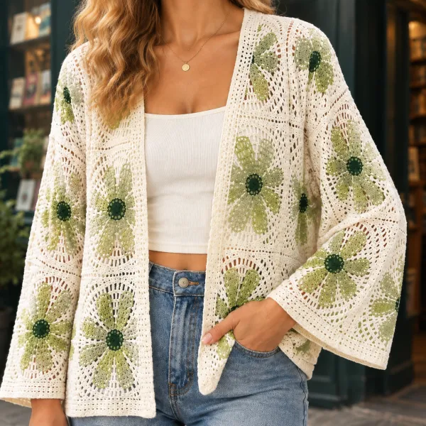 Crochet Airy Cardigan
