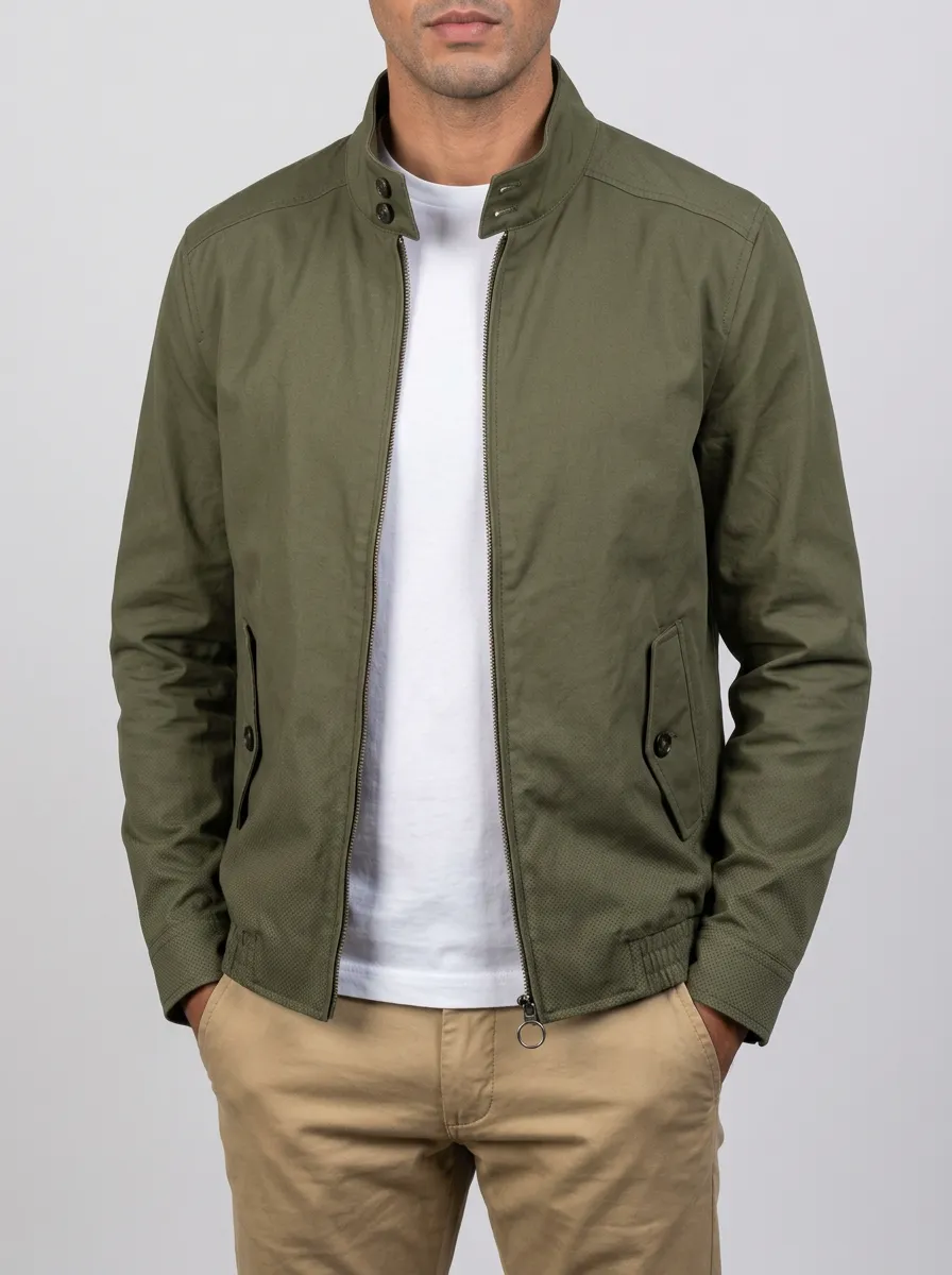 Military Zip Bomber Jacket