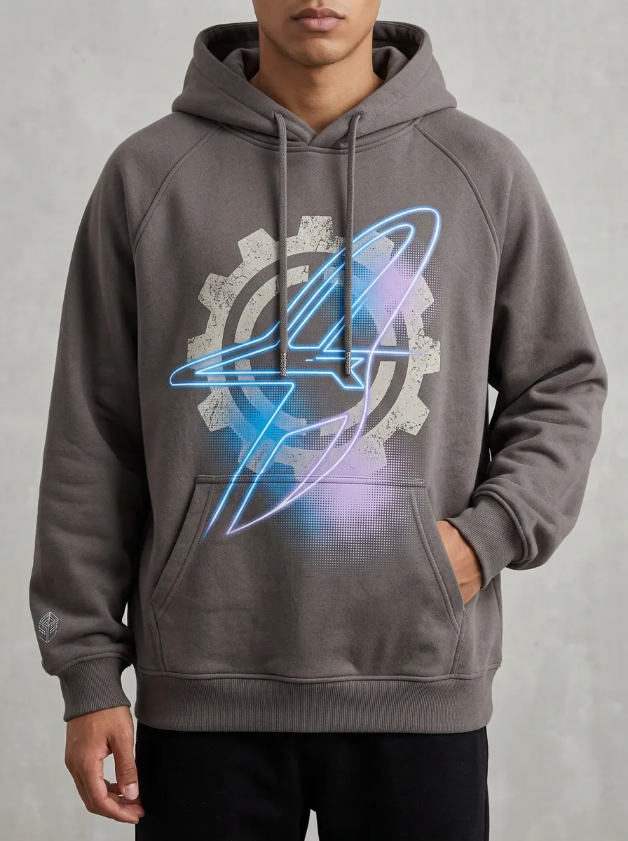 Unisex Alpine A110 Racing Gear Neon Graphic Hoodie