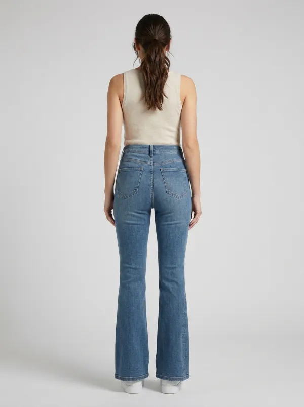 Women's High Waist Casual Denim Jeans