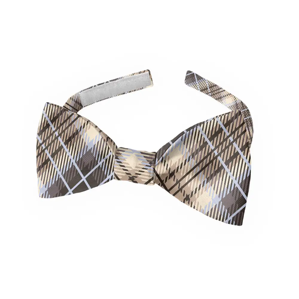 Hartman Plaid Motif Bow Tie