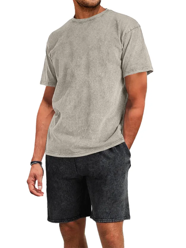 Modern Garment Washed Shorts