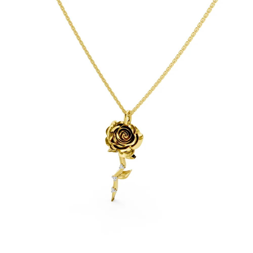 Floral Sparkling Necklace