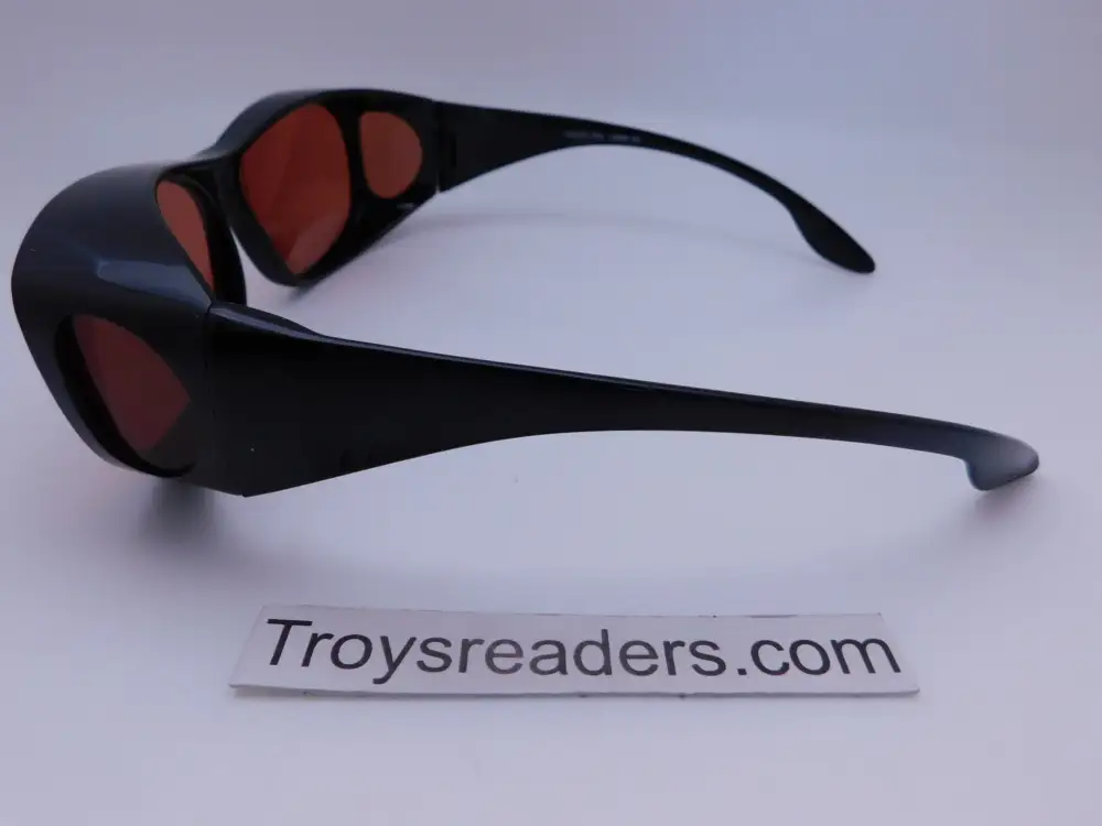 Amber Lens 63mm Polarized Fit-Over Sunglasses