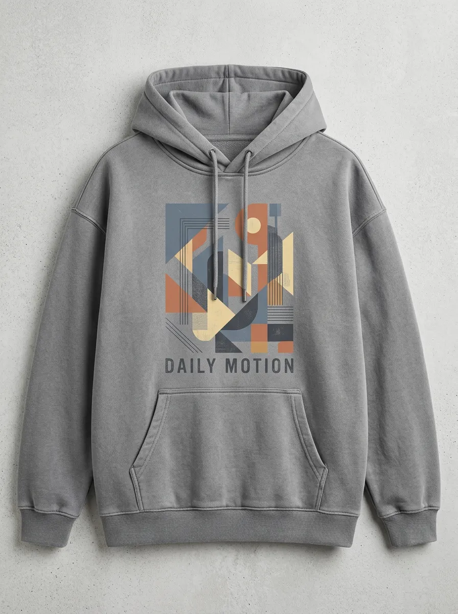 Men's Geometric Abstract Print Pullover Hoodie