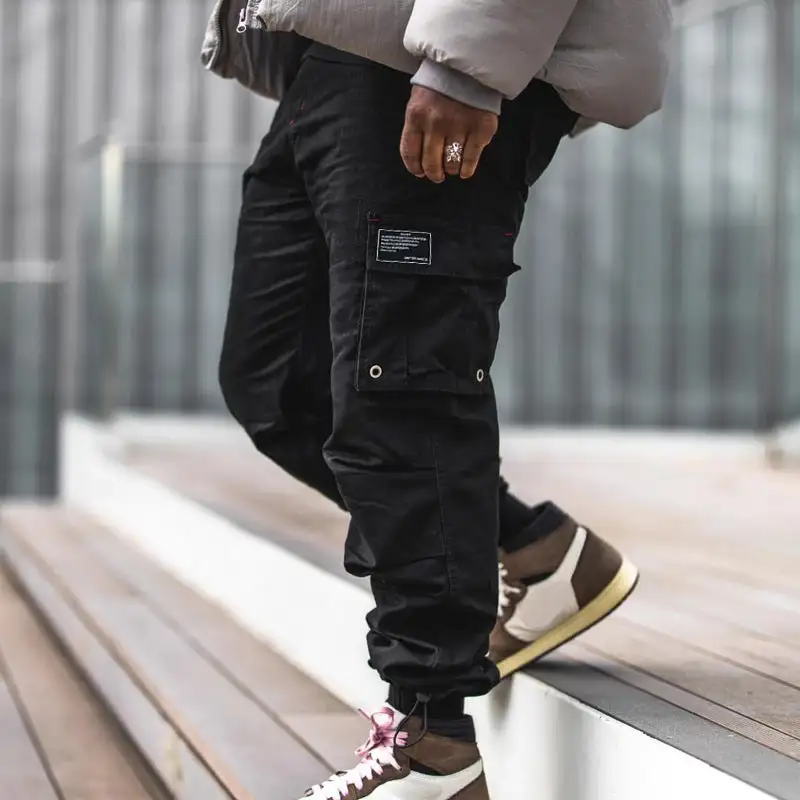 Men's  Urban Utility Jogger Cargo Pockets Adjustable Cargo Pants