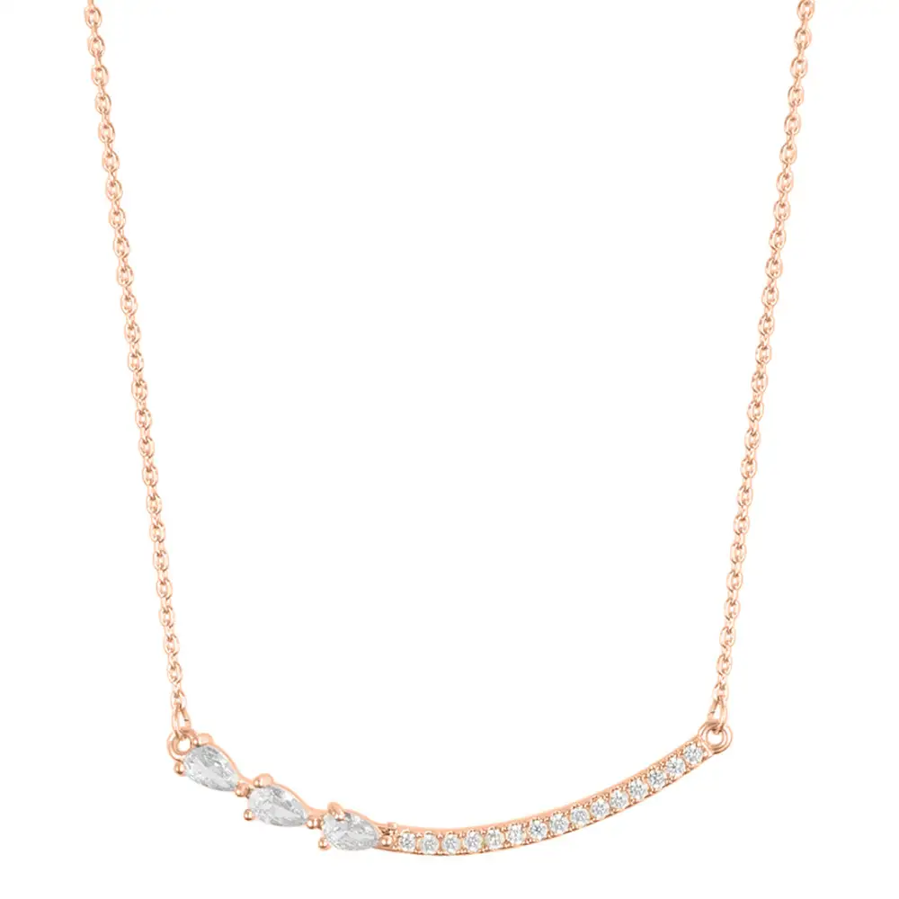Crystal Bar Necklace