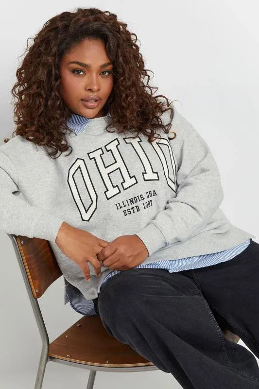 Grey 'Ohio' 2-In-1 Sweatshirt