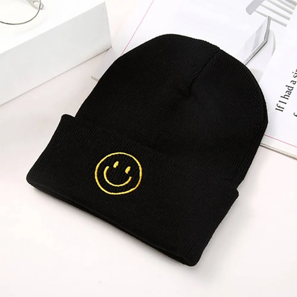 Knit Embroidered Beanie