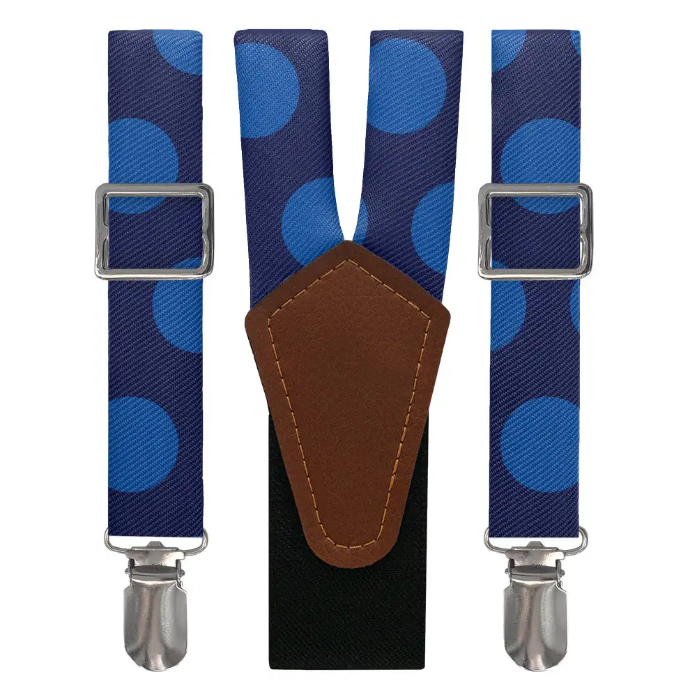 Big Polka Dots Pattern Suspenders