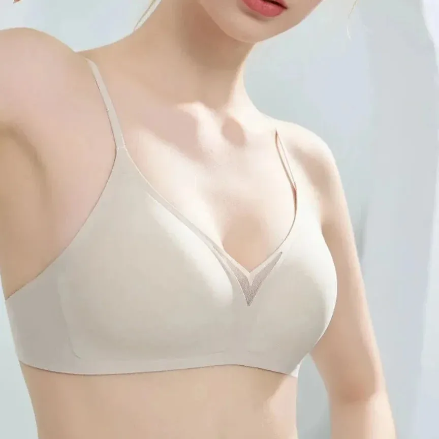 Soft Cup Bra with Slim Straps