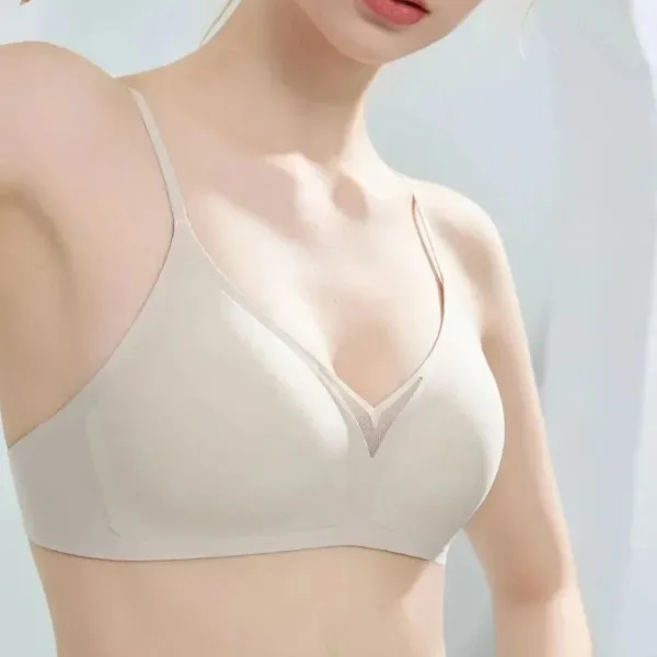 Soft Cup Bra with Slim Straps
