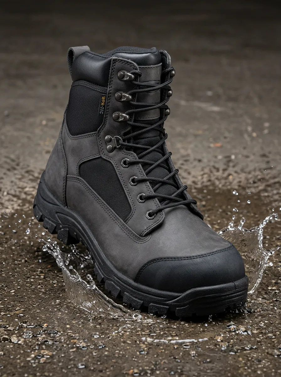Practical Tactical Finish Men' Waterproof Work Boots