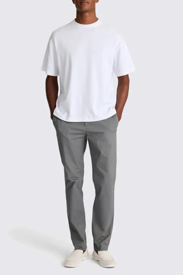 Heavy-Weight Basic T-Shirt In White