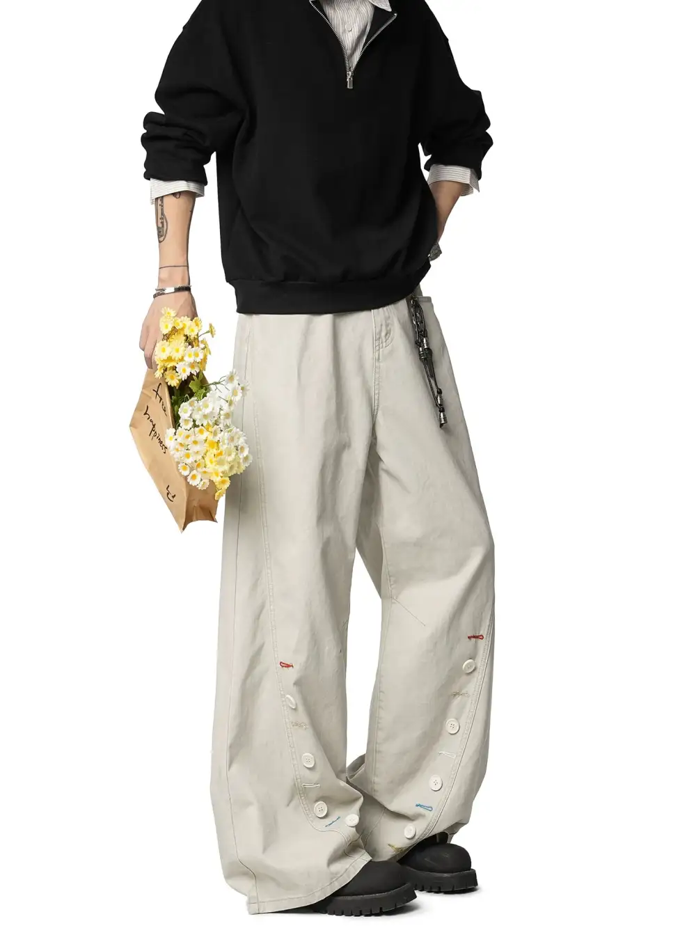Wide-Leg Jeans