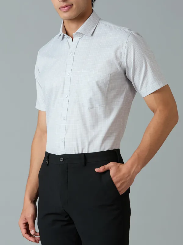 Checked Half Sleeve Classic Men's Formal Shirt