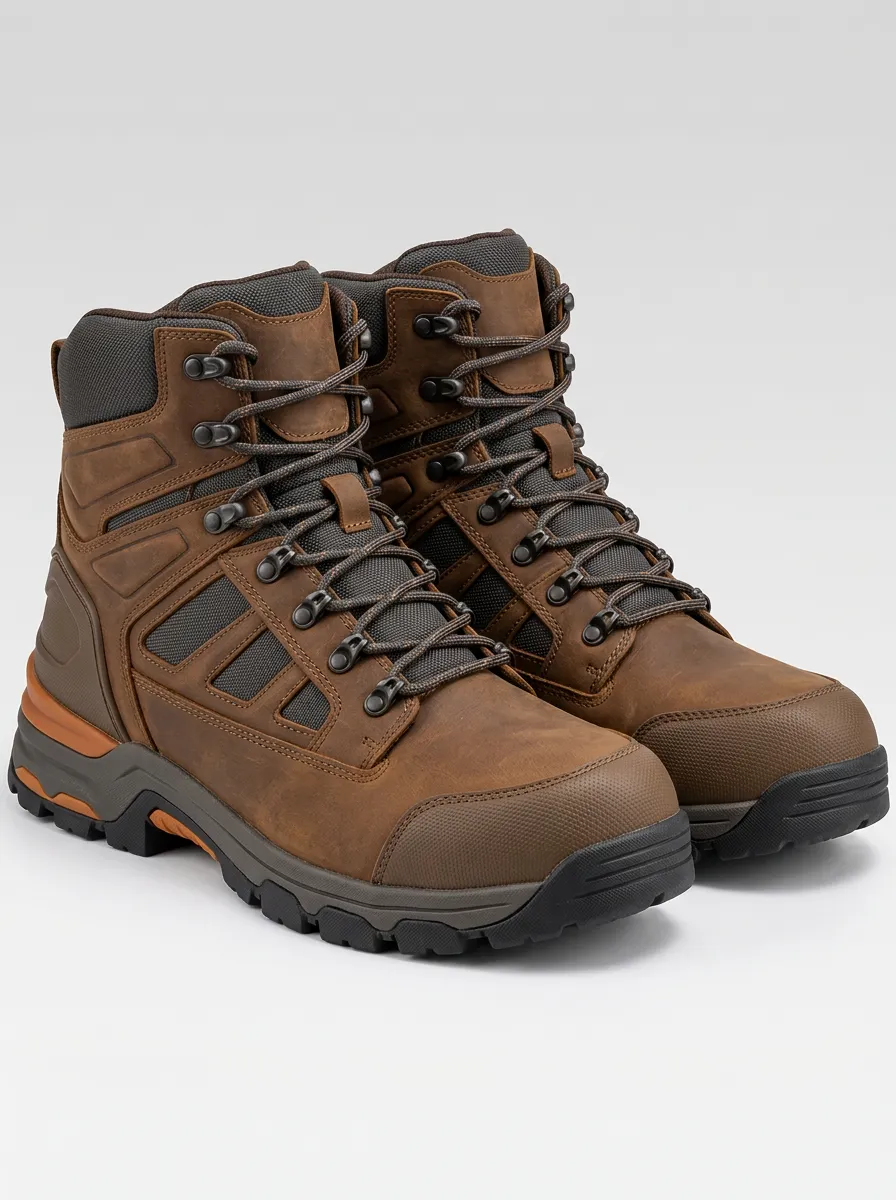 Men's Patterned Waterproof Utility Boots