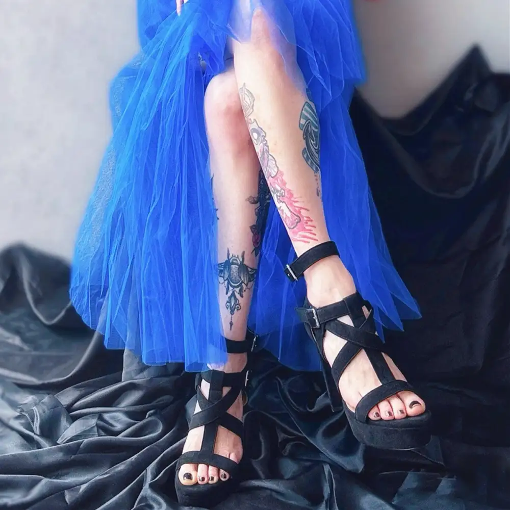 Platform Gladiator Strap Chunky Heel Sandals