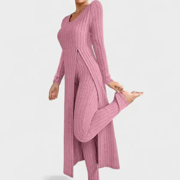 Ribbed Lounge Matching Set