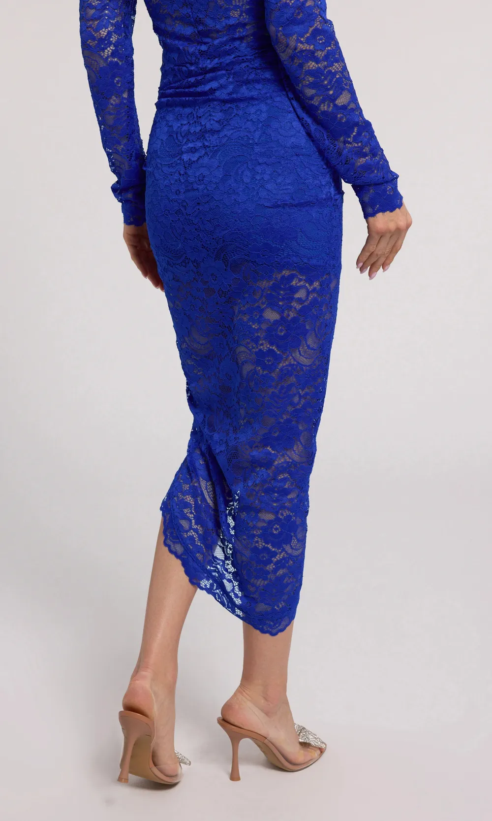 Blue Lace Sexy Skirt