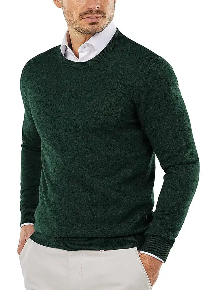 Ribbed Knit Open Stitch Sweater