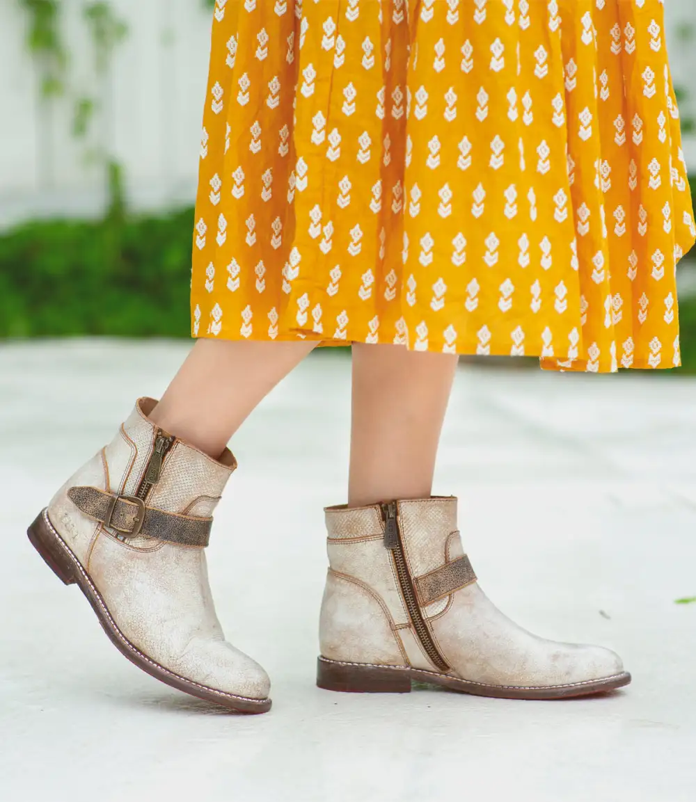 Buckled Perforated Everyday Boots