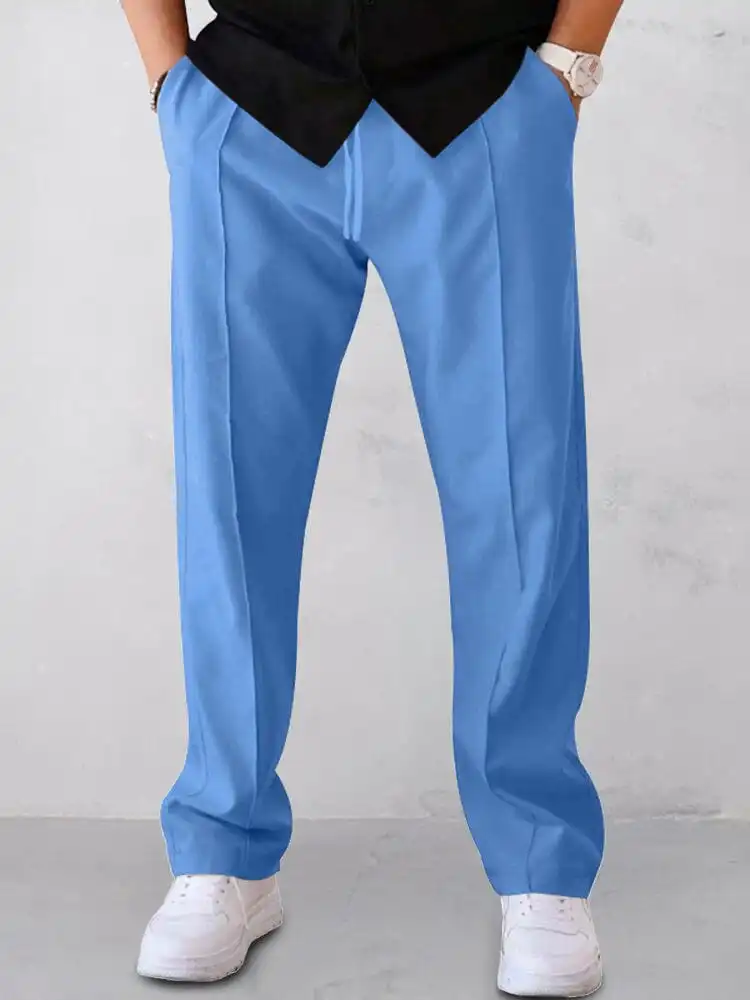 Cotton Blend Jogger Pants