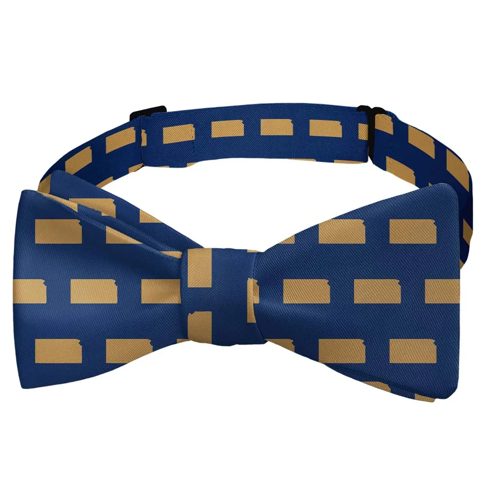 Sharp Outline Motif Bow Tie