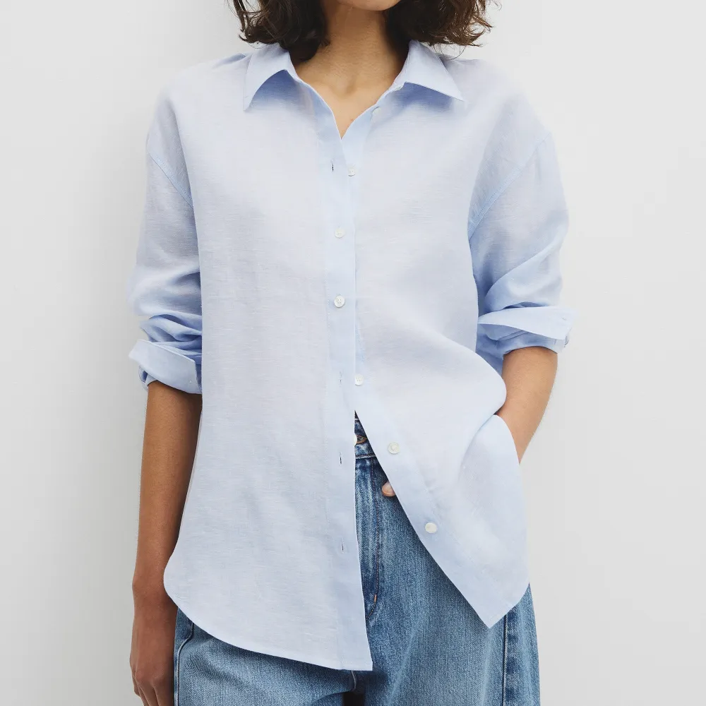 Women's Linen Oversized Shirt