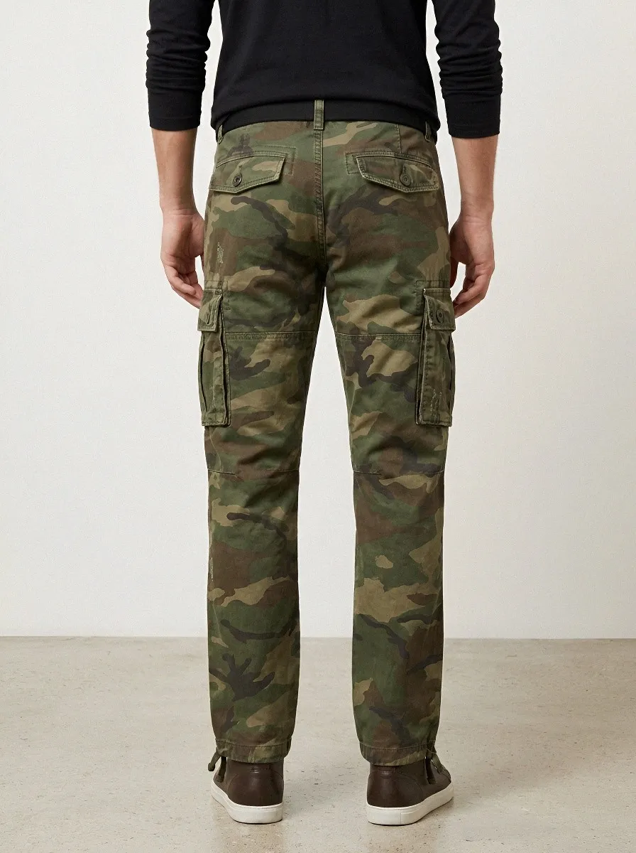 Everyday-Tactical Camouflage Military-Inspired Camouflage Cargo Pants