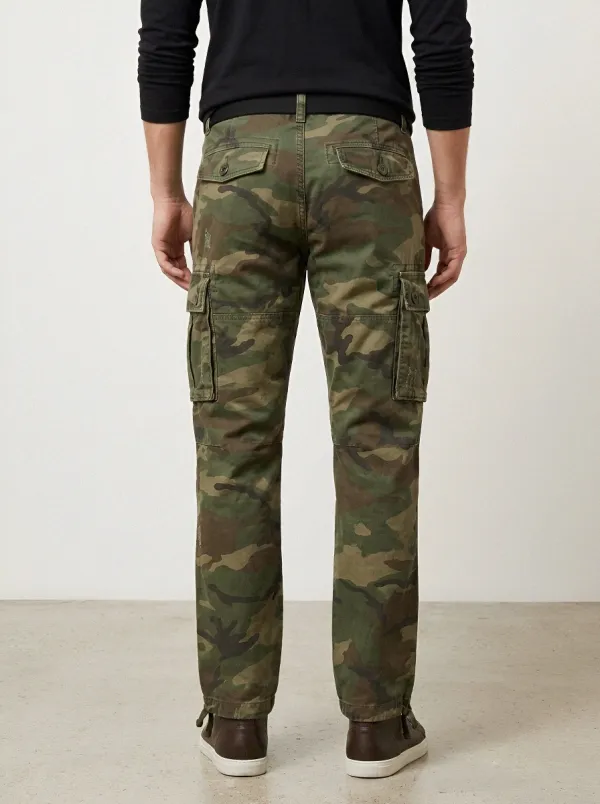Everyday-Tactical Camouflage Military-Inspired Camouflage Cargo Pants