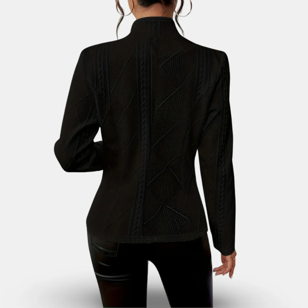 Women's Tailored Blazer With Flattering Fit and