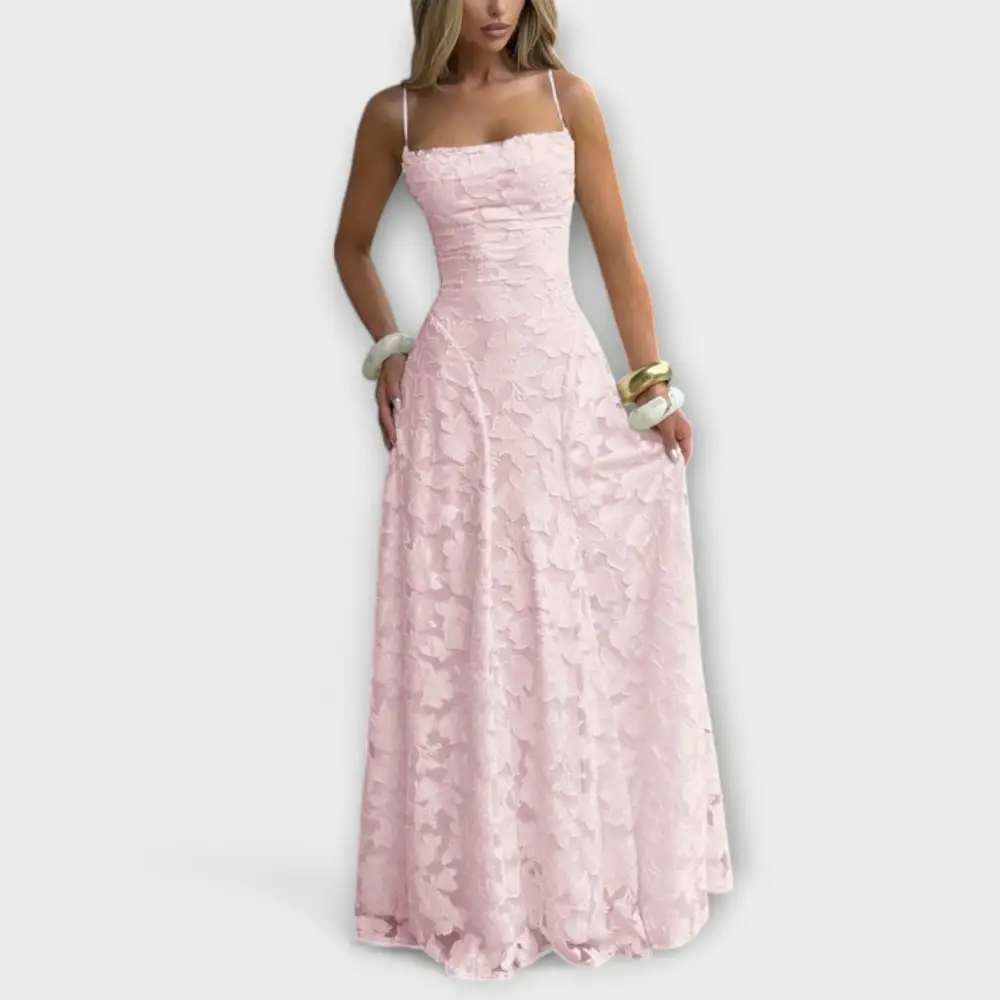 Elegant Jacquard Maxi