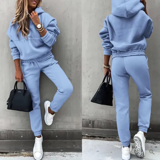 Knit Hooded Active Set