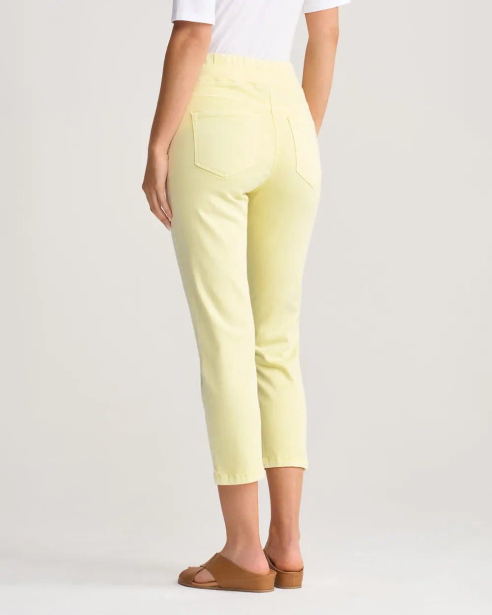 Mid Waist Ankle Length Jeans