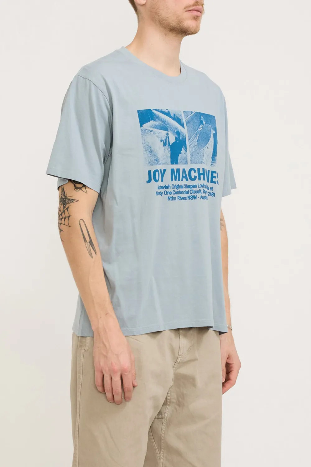 Light Blue Printed T-shirt