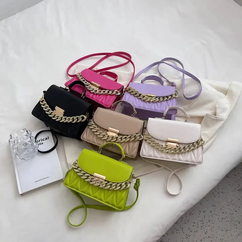 Evening Statement: Designer Chain-Detail Handbag