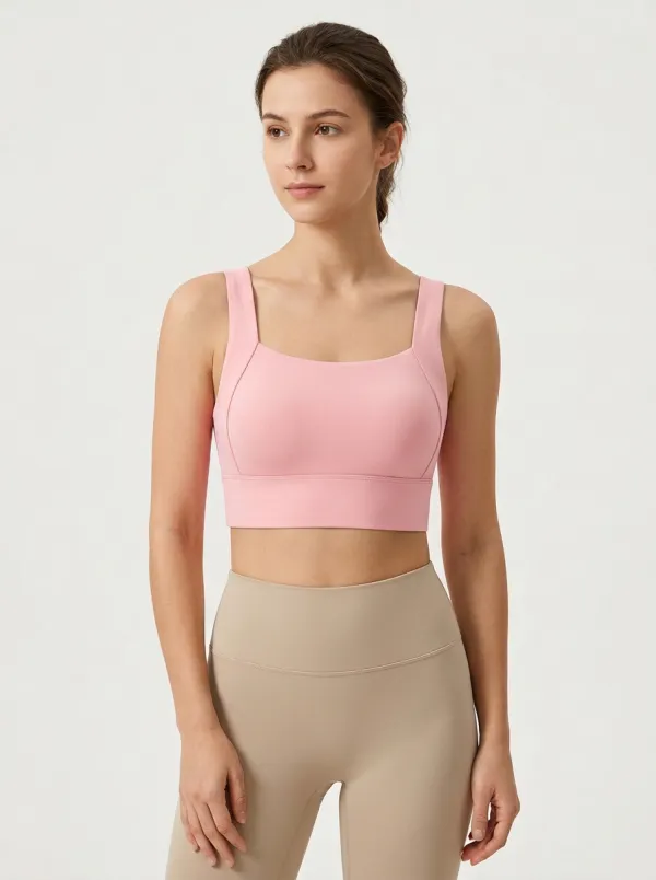 Women's Square-Neck Sports Bra