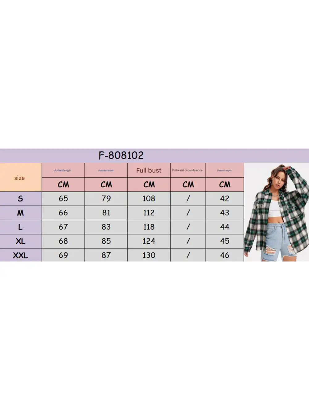 Plaid Loose Fit Long Sleeve Shirt Jacket